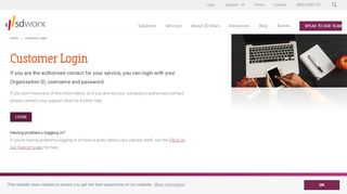 
                            4. Login | SD Worx