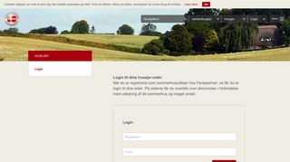 
                            8. Login - se status på din udlejning hos Feriepartner Jammerbugt