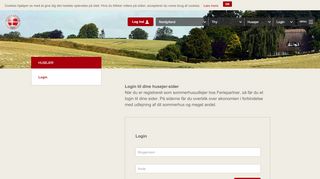 
                            10. Login - se status på din udlejning hos Feriepartner Thy