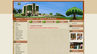 
                            3. Login Section | ::. Kerala University of Health Sciences - Official Website