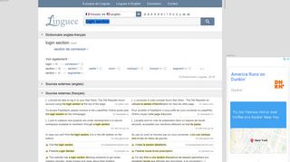 
                            13. login section - Traduction française – Linguee