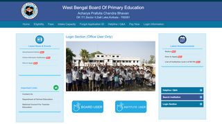 
                            11. Login Section - West Bengal Board Of Primary Education