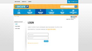 
                            5. Login | Secure Parking