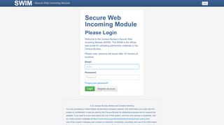 
                            7. Login | Secure Web Incoming Module - Census Bureau