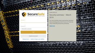 
                            5. Login - SecureSafe
