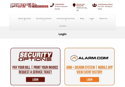 
                            10. Login - Security Options | Oklahoma's #1 Home Security System Store