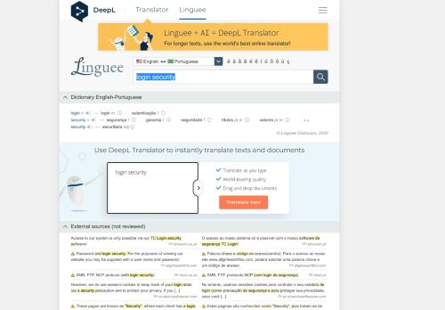 
                            13. login security - Portuguese translation – Linguee