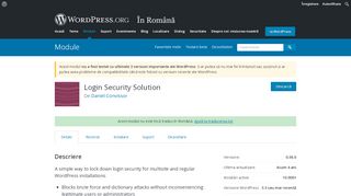
                            1. Login Security Solution | WordPress.org