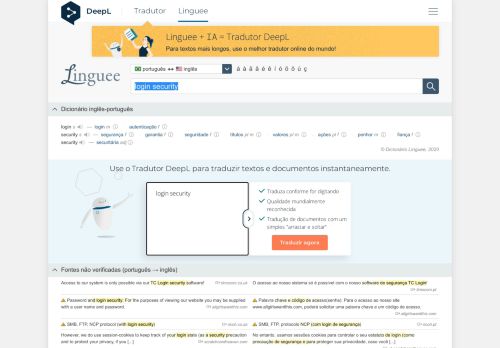 
                            10. login security - Tradução em português – Linguee