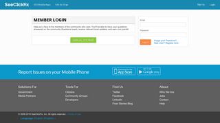 
                            2. Login - SeeClickFix - Web and Mobile Government 311