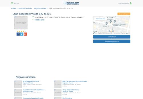
                            13. Login Seguridad Privada S.A. de C.V. - Ubícalas.com