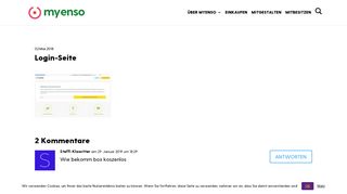 
                            3. Login-Seite - myEnso Blog