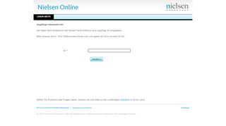 
                            3. Login-Seite - Nielsen Digital Voice