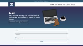 
                            8. Login Sekolah Koding - Belajar programming dan web development ...