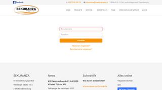 
                            9. Login - SEKURANZA - Ihr Versicherungspartner