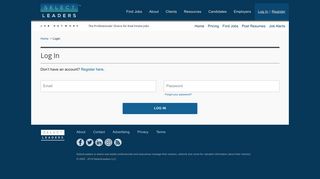 
                            7. Login / SelectLeaders – Job Network