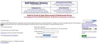 
                            11. Login – Self Defense Armory Online Store