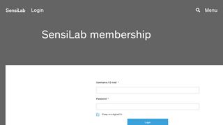 
                            7. Login - SensiLab