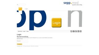 
                            5. Login: sepp.med gmbh