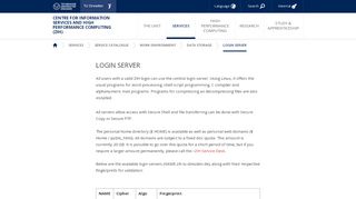
                            9. Login Server — Centre for Information Services and ... - TU Dresden