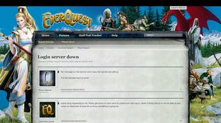 
                            2. Login server down | EverQuest Forums