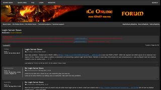 
                            1. Login Server Down - iCe Online Fórum - Ice WoW