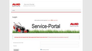 
                            3. Login | Service Portal - AL-KO