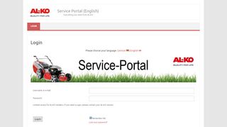 
                            5. Login | Service Portal (English) - AL-KO Serviceportal