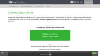 
                            1. Login servicios - Sage Murano ERP Online