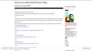 
                            3. Login session pada PHP | Welcome to Abdul Malik Ikhsan's Blog