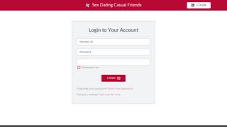 
                            4. Login - Sex Dating Casual Friends