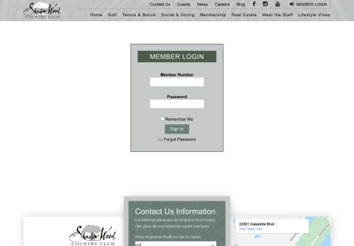
                            11. Login - Shadow Wood Country Club