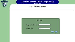 
                            2. Login - Shah & Anchor Kutchhi Engineering College