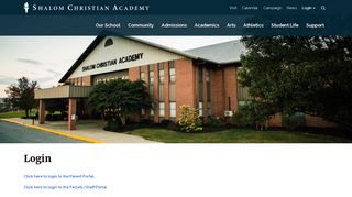 
                            7. Login - Shalom Christian Academy