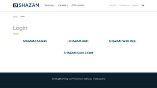 
                            7. Login | SHAZAM - SHAZAM.net