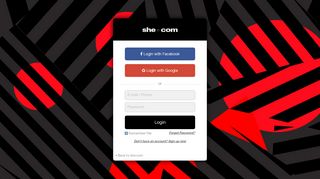 
                            6. Login - she.com member