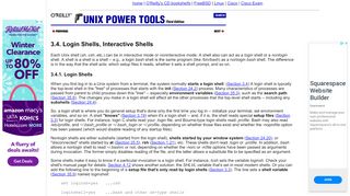 
                            4. Login Shells, Interactive Shells (Unix Power Tools, 3rd Edition)