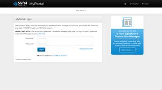 
                            2. Login - Shift4 - MyPortal