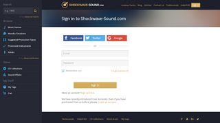
                            5. Login - Shockwave-Sound.com