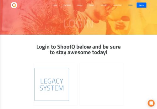 
                            1. login - ShootQ