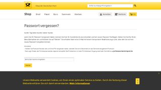 
                            4. Login | Shop Deutsche Post - Shop der Deutschen Post