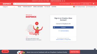 
                            1. Login - ShopBack.sg