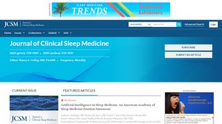 
                            12. Login - Sign into the Journal of Clinical Sleep Medicine