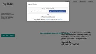 
                            3. Login / Sign Up - DQ Edge - DQ Labs