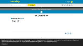 
                            12. LOGIN - Significato e sinonimi di login nel dizionario italiano