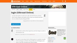 
                            2. login: Silkroad Online - Spieletipps