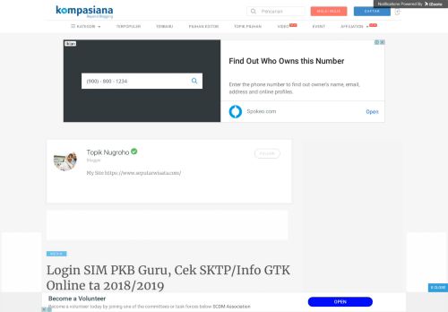 
                            13. Login SIM PKB Guru, Cek SKTP/Info GTK Online ta 2018/2019 oleh ...