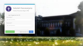 
                            6. Login - Simak Pasca IPB