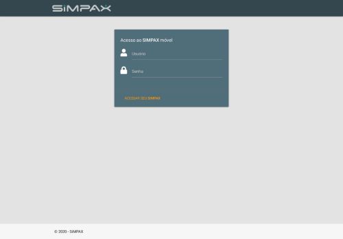 
                            2. Login - SIMPAX - Sistema Simpax