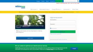 
                            7. Login simple – UniSource Energy Services